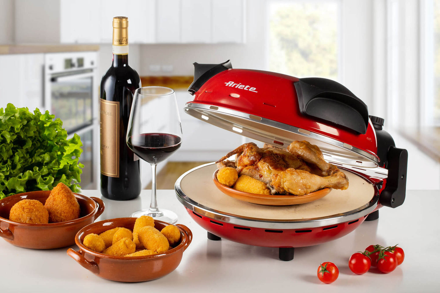 ARIETE PED 909 | CUCINA | COTTURA CIBI | FORNI PIZZA ELETTRICI | FORNO PIZZA 1200W DIAM33CM MAX400GR