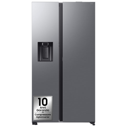 Samsung RS80F67KCTEF frigorifero side-by-side Libera installazione 634 L Acciaio inox