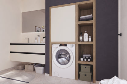 Candy RapidÓ , Lavatrice Carica Frontale 12 KG, Classe A, 1400 giri, Bianco, Inverter, Vapore, Wi-Fi, 9 Cicli Rapidi, RO14126DWMST-S