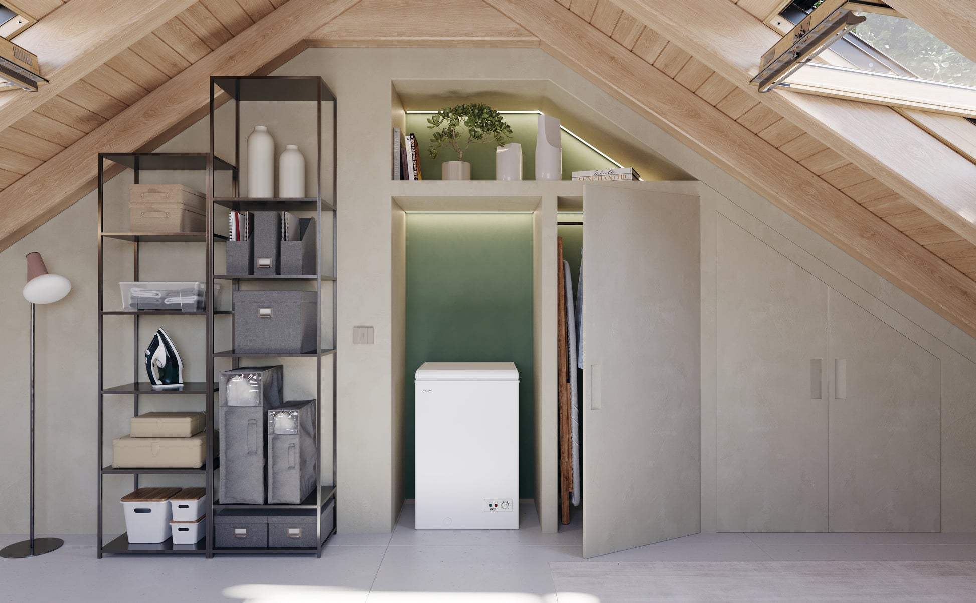 Candy CCHH 100E Congelatore a pozzo Libera installazione 97 L Bianco