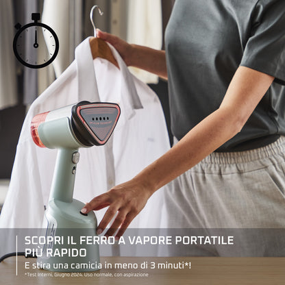 ROWENTA PED DR9814 | CASA | FERRI DA STIRO | FERRO VERTICALE | FERRO VAPORE VERTICALE 1400W 100ML AE