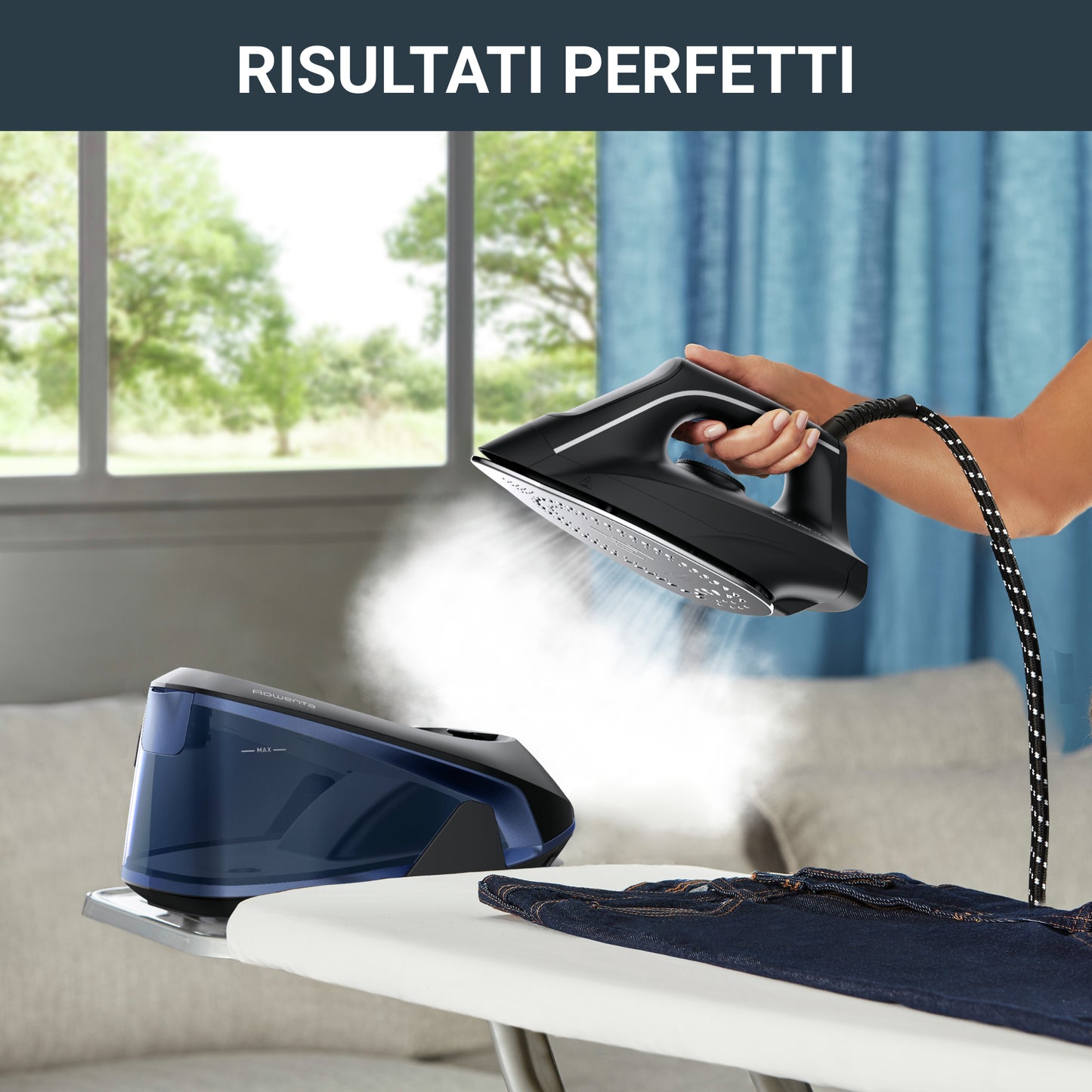 ROWENTA PED VR5121 | CASA | SISTEMI STIRANTI | FERRO CALDAIA A FREDDO | FERRO CALD.FREDDO 2400W 1.4L