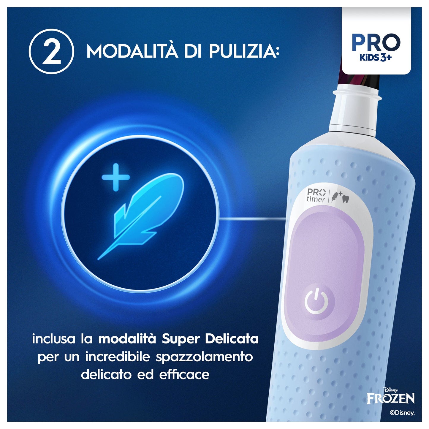 ORAL-B PED VITALITYPROFROZEN | CURA PERSONA | ORAL CARE | SPAZZOLINI ELETTRICI | SPAZZ.ELETT.2D C/2