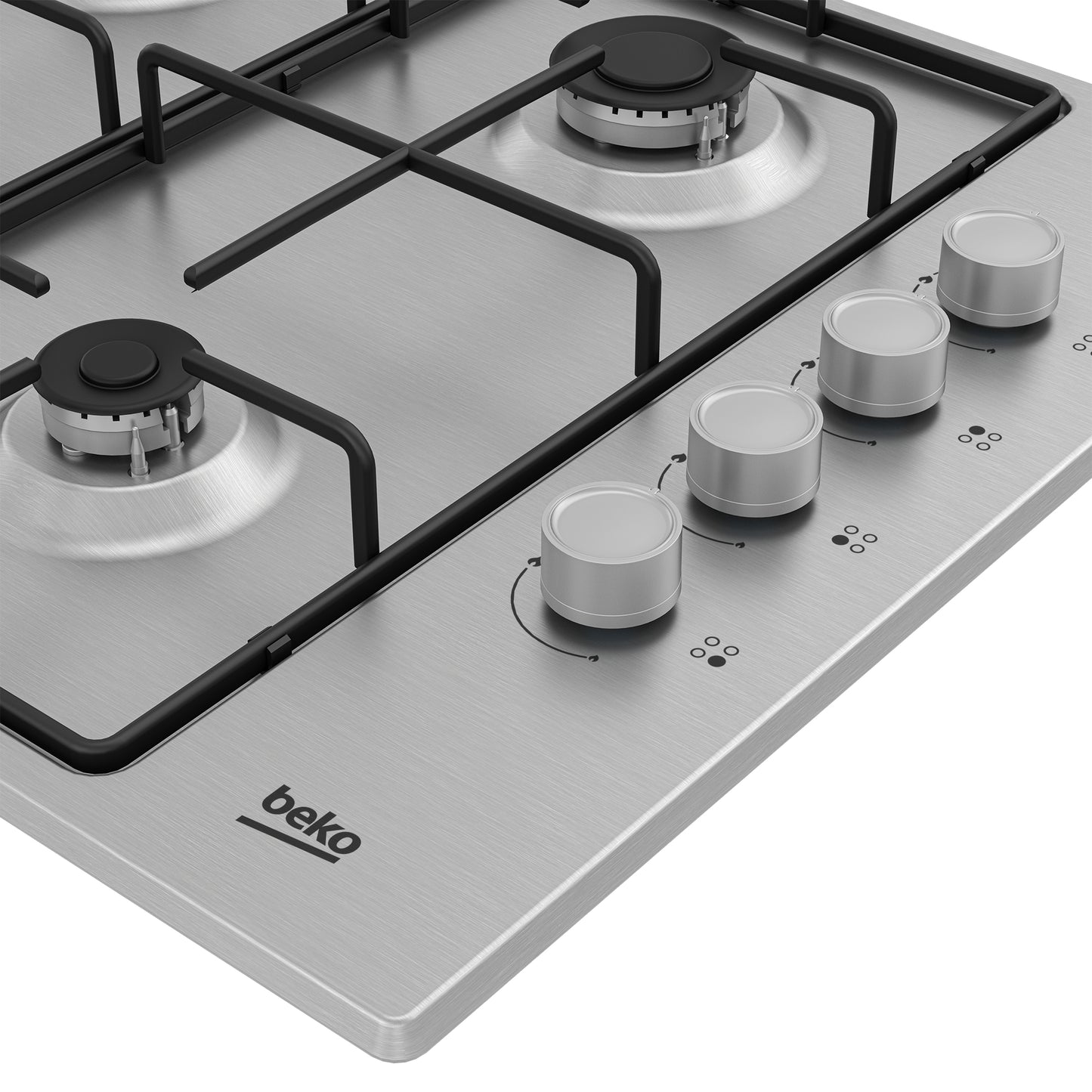 BEKO INCASSO HIGG641C3SX | PIANI COTTURA INCASSO | PIANI COTTURA GAS | PIANI COTTURA GAS 31-60CM | P