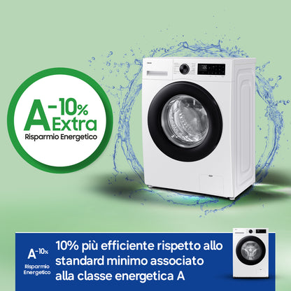 Samsung WW90DG5G34AEET lavatrice Caricamento frontale 9 kg 1400 Giri/min Bianco