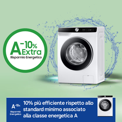 Samsung WW90DG6G94LKU3 lavatrice Caricamento frontale 9 kg 1400 Giri/min Bianco