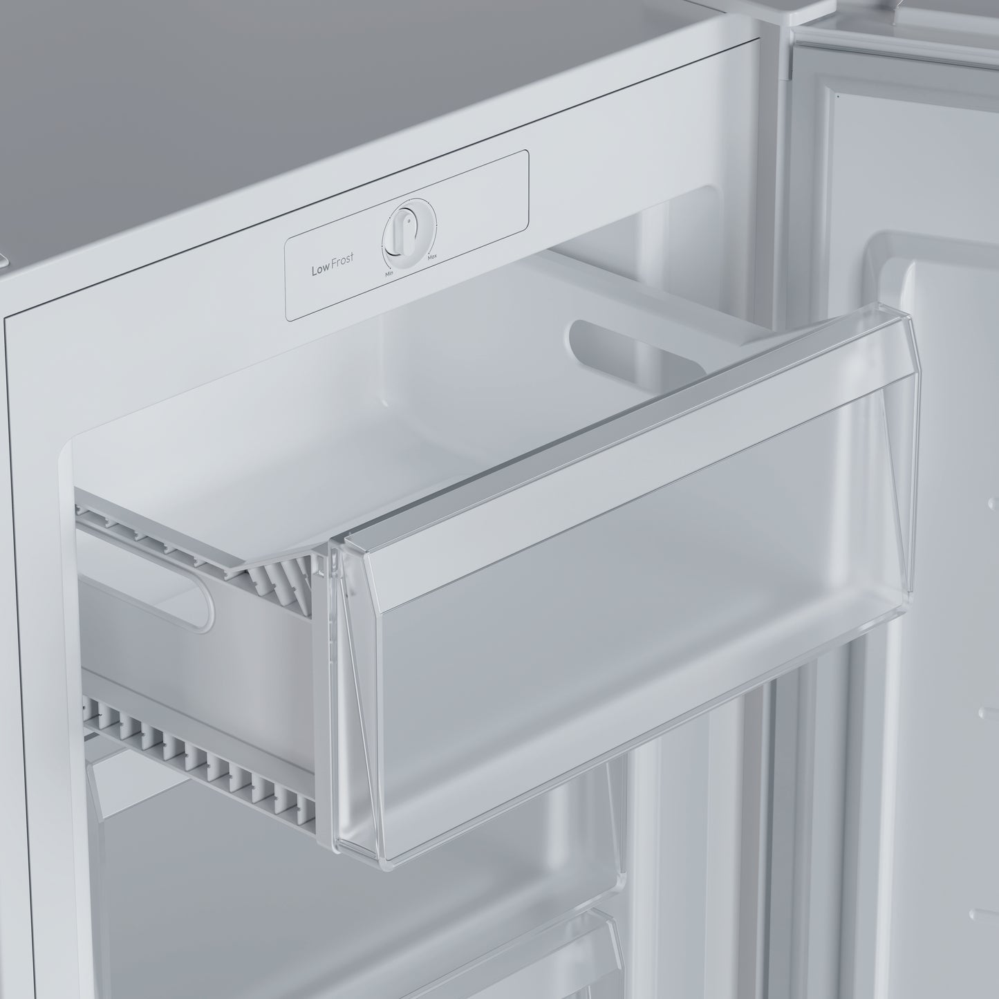 Candy CNUQ2L58EW Congelatore verticale Libera installazione 90 L Bianco