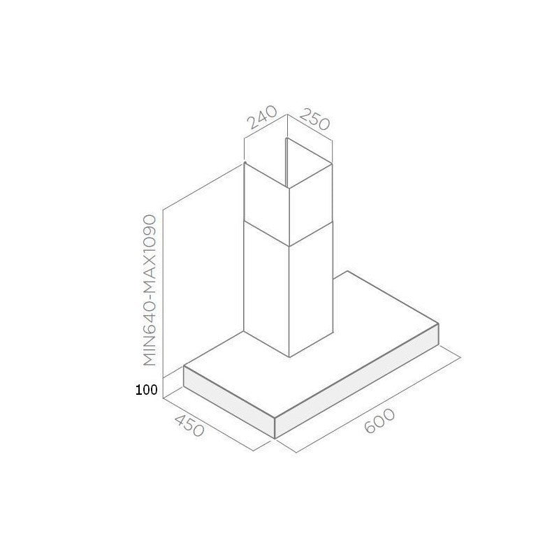 TurboAir 55915388A |  | Cappa Parete | SOFIA H10 IX/A/60