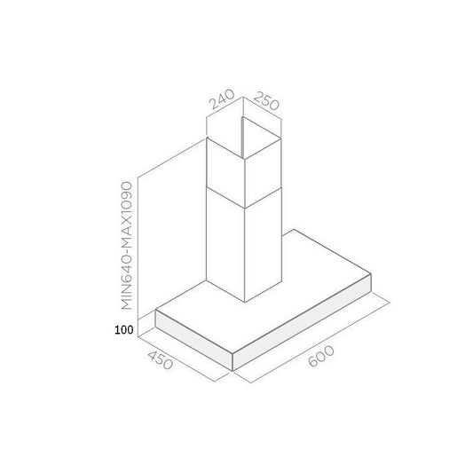 TurboAir 55915388A |  | Cappa Parete | SOFIA H10 IX/A/60