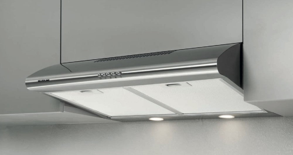 SILVERLINE 1201.6.733.04 | 1201 | cappe | inserimento | 60 cm |  inox | D | 480m3/h, 3 velocita', co