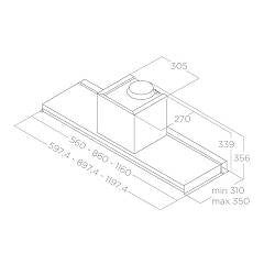Elica PRF0160153 |  | Cappa ad Incasso | LEVER IX/A/60