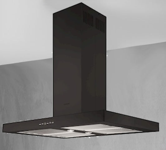 SILVERLINE 4110.9.733.04 | 4110 | cappe | isola | 90 cm |  nero | C | 636m3/h, 5 velocita', controll