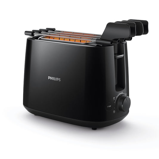 PHILIPS PED HD258390 | CUCINA | COTTURA CIBI | TOSTAPANE/TOSTAFETTE | TOSTAPANE 600W 8PROG. 2SCOMP.