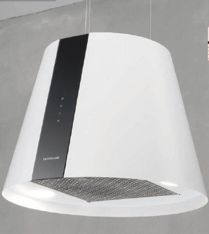 SILVERLINE 4386.5.733.04 | Pure Plus | cappe | isola | 50 cm |  bianco | A | 659m3/h, 3 velocita', t