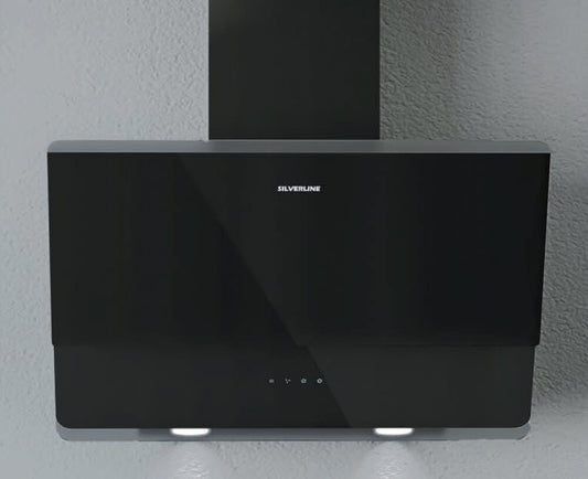 SILVERLINE 3490.6.733.01 | Oslo | cappe | parete | 60 cm |  nero | B | 576m3/h, 3 velocita', comandi