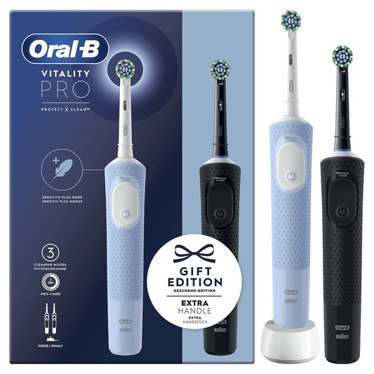 ORAL-B PED VITALITYPRODUOBLACKBLUE | CURA PERSONA | ORAL CARE | SPAZZOLINI ELETTRICI | SPAZZ.ELETT.2