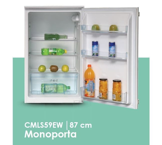 CANDY BI CMLS59EW|34901611|Frigorifero sottopiano statico monoporta 87cm, classe energetica E, 135lt