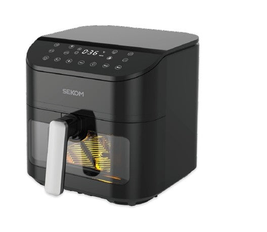 SEKOM PED SFA9010D | CUCINA | COTTURA CIBI | FRIGGITRICI | FRIGGITRICE AD ARIA DIGITALE 1600W 6LT TI