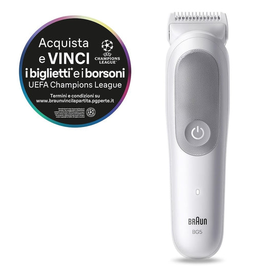 BRAUN PED BG5550 | CURA PERSONA | DEPILATORI | DEPILATORI | BODY GROOMER UOMO RIC.AUT.100MIN IMPERME