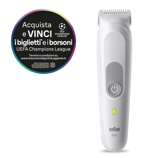 BRAUN PED BG3530 | CURA PERSONA | DEPILATORI | DEPILATORI | RASOIO CORPO UOMO RIC. W&D 80MIN 2PETTIN