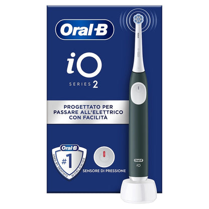 ORAL-B PED IO2CLEANANDCAREDARKGREEN | CURA PERSONA | ORAL CARE | SPAZZOLINI ELETTRICI | SPAZZ.ELETT.