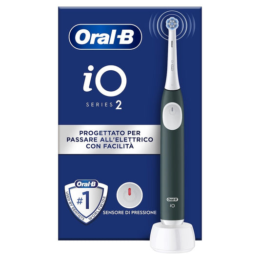 ORAL-B PED IO2CLEANANDCAREDARKGREEN | CURA PERSONA | ORAL CARE | SPAZZOLINI ELETTRICI | SPAZZ.ELETT.