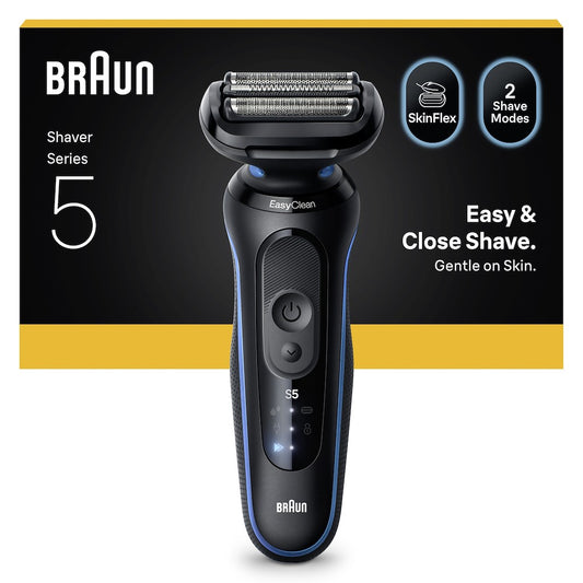 BRAUN PED 52B1000S | CURA PERSONA | RASATURA | RASOIO ELETTRICO | RASOIO RIC. 3LAME W&D LED AUT.50MI