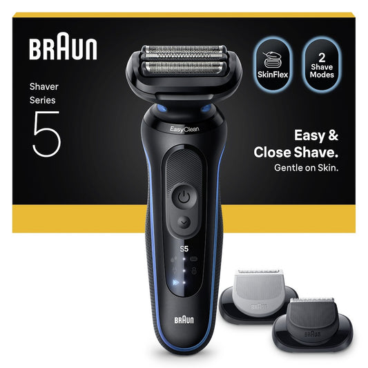 BRAUN PED 52B1650S | CURA PERSONA | RASATURA | RASOIO ELETTRICO | RASOIO RIC. 3LAME W&D LED AUT.50MI
