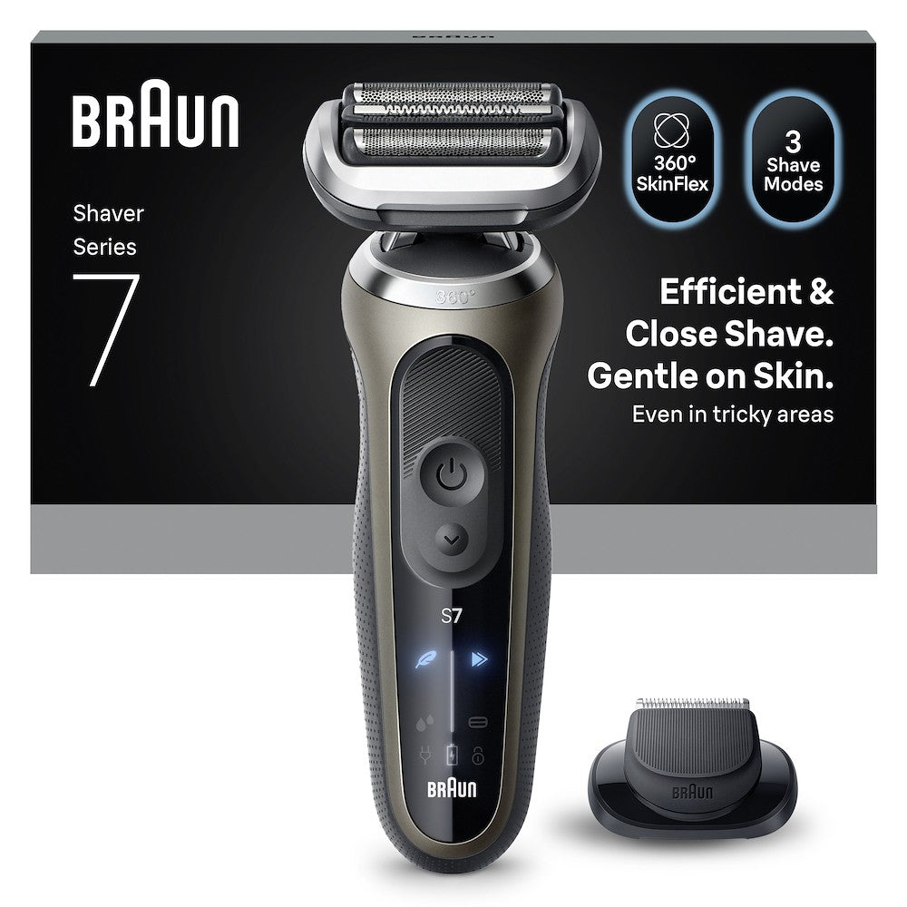 BRAUN PED 72C1200S | CURA PERSONA | RASATURA | RASOIO ELETTRICO | RASOIO RIC. 3LAME W&D LED AUT.60MI