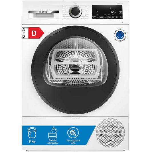 BOSCH BIANCO WQG24201IT | ASCIUGATRICI | ASCIUGATRICI POMPA DI CALORE | ASCIUG. POMPA DI CALORE 9-9,