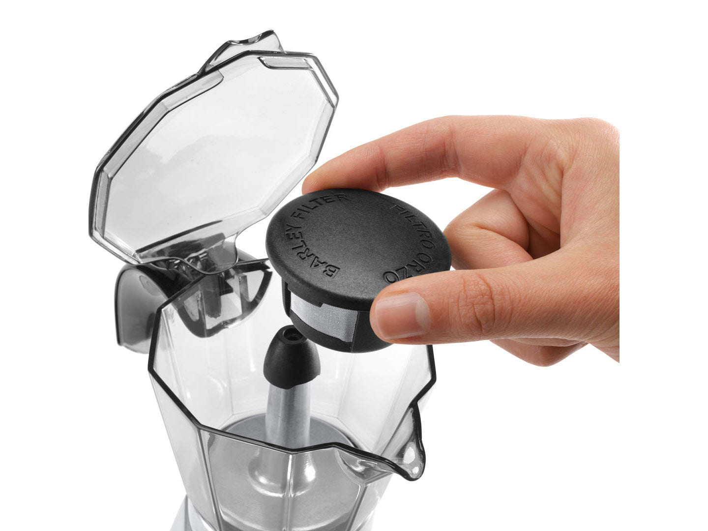 DE LONGHI PED EMKP42B | CAFFE' | M.CAFFE' ALTRO | MOKE ELETTRICHE | MOKA EL. 450W MAX 4TAZZE FUNZ.AR