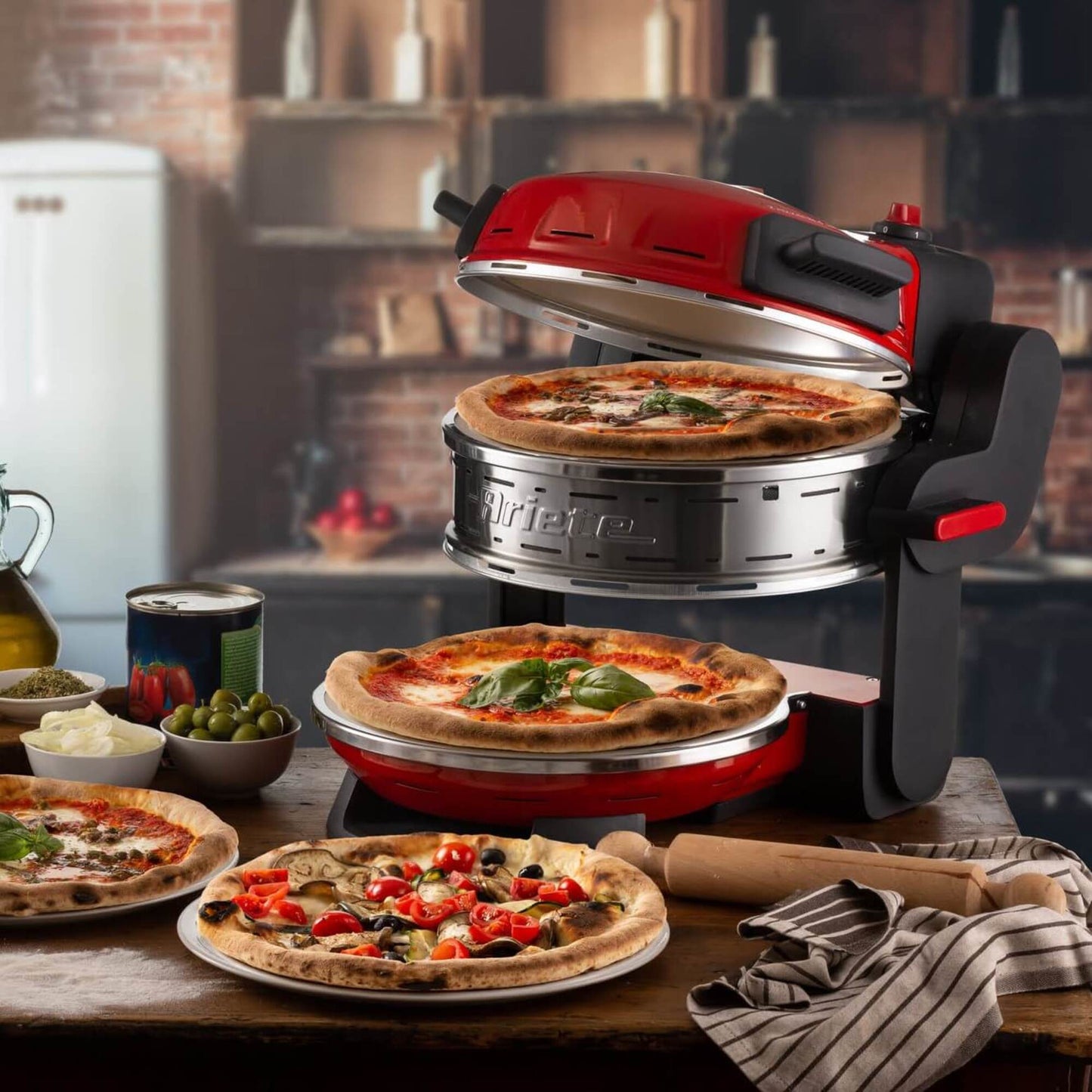 ARIETE PED 927 | CUCINA | COTTURA CIBI | FORNI PIZZA ELETTRICI | FORNETTO EL. PIZZA DOPPIO 2300W 5LI