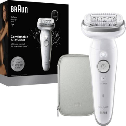 BRAUN PED SES9000 | CURA PERSONA | EPILATORI | EPILATORI NORMALI | EPILATORE WET&DRY 40PINZE BIANCO/