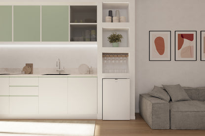 Candy CNUQ2L58EW Congelatore verticale Libera installazione 90 L Bianco