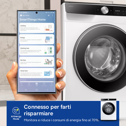 Samsung Lavatrice AI Control Ecodosatore 9Kg WW90DG6U85LKU3