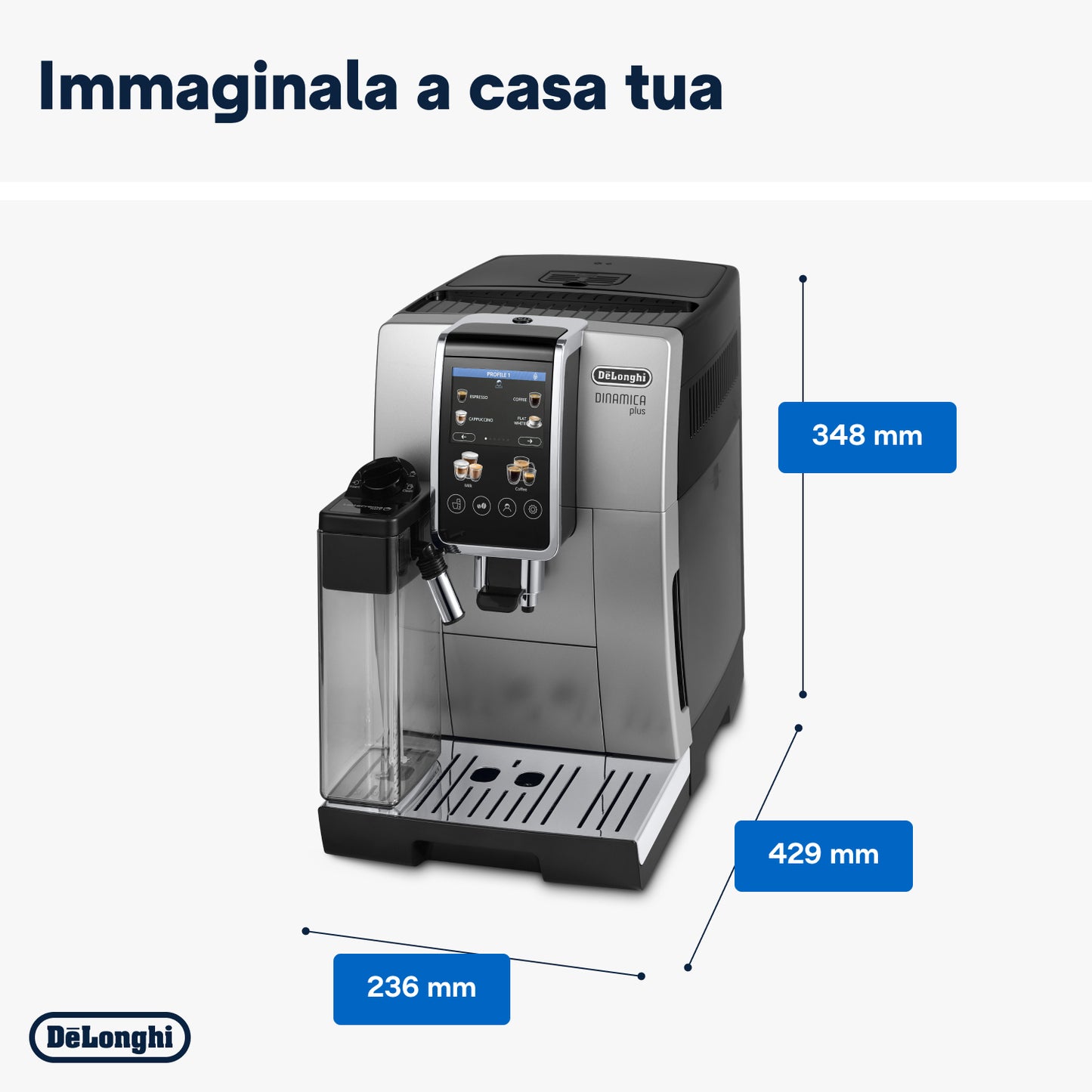DE LONGHI PED ECAM38085SB | CAFFE' | M.CAFFE' SUPERAUTOMATICHE | M.CAFFE' SUPERAUTOMATICO | M.CAFFE'