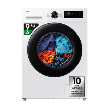 Samsung WW90DG5G34AEET lavatrice Caricamento frontale 9 kg 1400 Giri/min Bianco