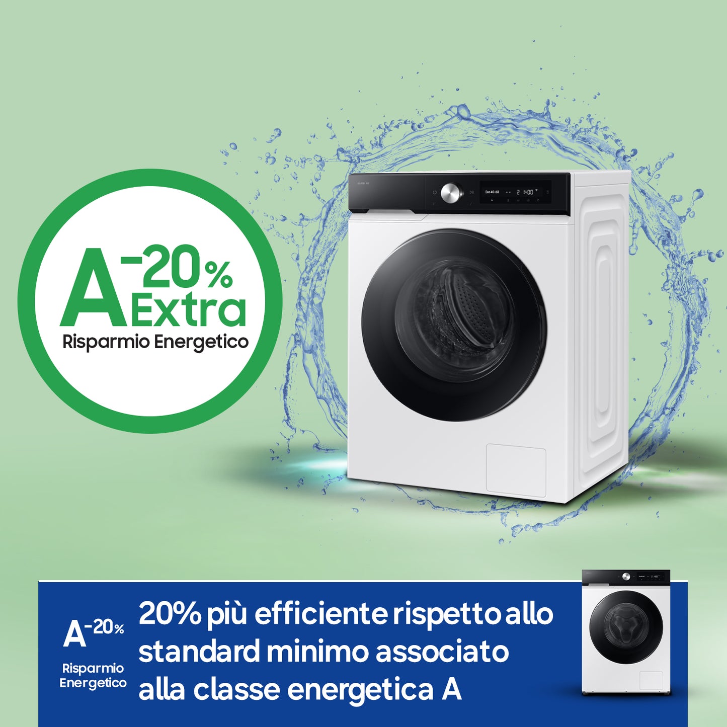 Samsung Lavatrice BESPOKE AI™ Ecodosatore 11Kg WW11DB7B94GEU3