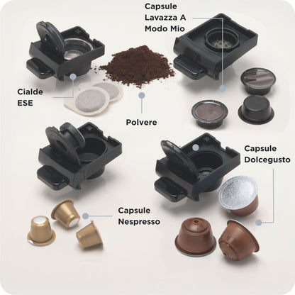 ARIETE PED 13041 | CAFFE' | M.CAFFE' ESPRESSO PORZIONATO APERTO | M.CAFFE ESPRESSO UNIVERSALE | M.CA