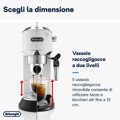 DE LONGHI PED EC685W | CAFFE' | M.CAFFE' ESPRESSO PORZIONATO APERTO | M.CAFFE ESPRESSO UNIVERSALE |
