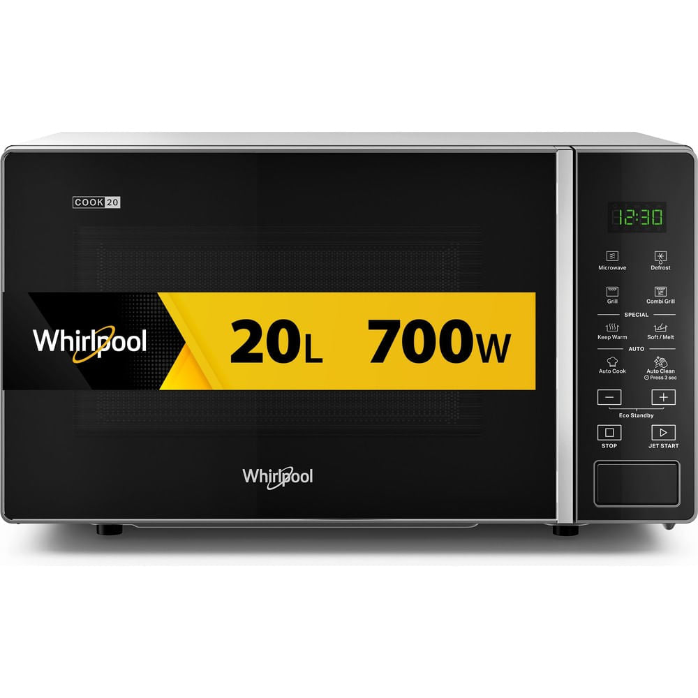 WHIRLPOOL PED MWP203SB | CUCINA | FORNI A MICROONDE | FORNO MICROONDE COMBINATO | FORNO M/O 700W 20L