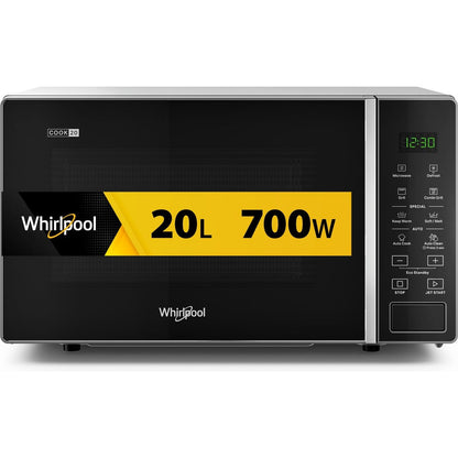 WHIRLPOOL PED MWP203SB | CUCINA | FORNI A MICROONDE | FORNO MICROONDE COMBINATO | FORNO M/O 700W 20L