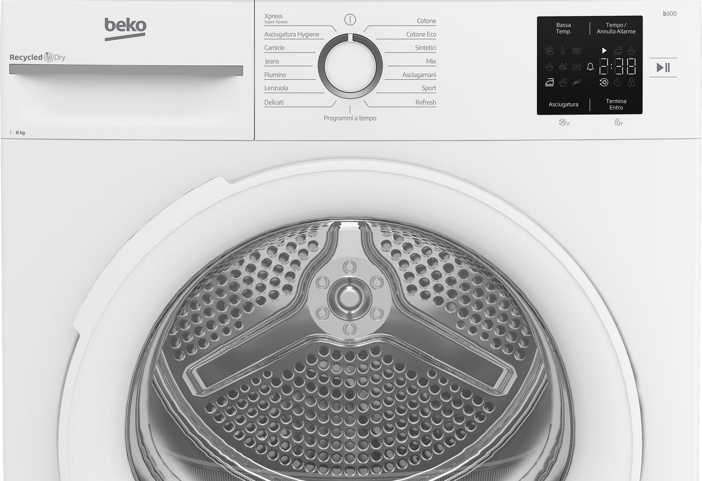 BEKO BIANCO BMTR38W | ASCIUGATRICI | ASCIUGATRICI POMPA DI CALORE | ASCIUG. POMPA DI CALORE 8-8,99KG