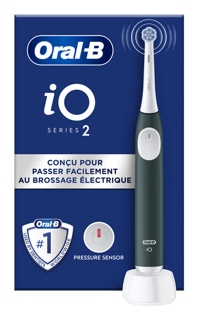 ORAL-B PED IO2CLEANANDCAREDARKGREEN | CURA PERSONA | ORAL CARE | SPAZZOLINI ELETTRICI | SPAZZ.ELETT.