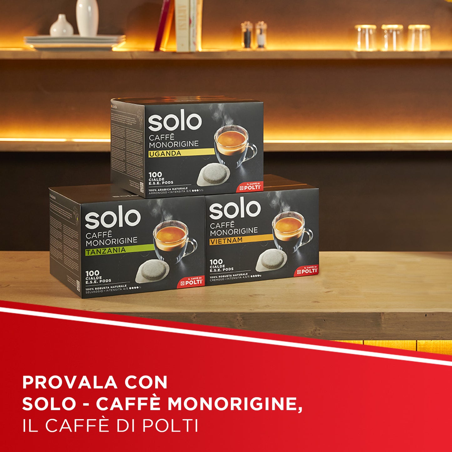 POLTI PED PCEU0128 | CAFFE' | M.CAFFE' ESPRESSO PORZIONATO APERTO | M.CAFFE' CIALDE | M.CAFFE' CIALD
