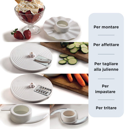 ARIETE PED 1781BEIGE | CUCINA | PREPARAZIONE CIBI | ROBOT CUCINA | ROBOT CUCINA 1000W 2VEL+PULSE 2.1