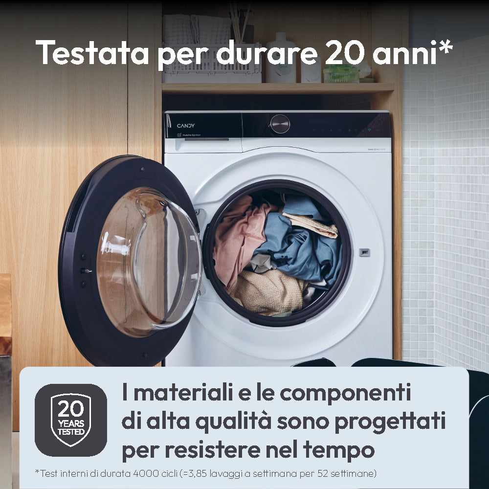 CANDY BIANCO BS410B10S | LAVATRICI | LAVATRICI CARICO FRONTALE | LAV. C/FRONTALE 10-10,99KG | LAV.C/