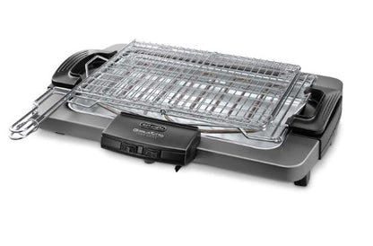 DE LONGHI PED BQ80X | CUCINA | COTTURA CIBI | BARBECUE | BARBECUE 2450W 41X28CM GRIGLIA GIREVOLE INO