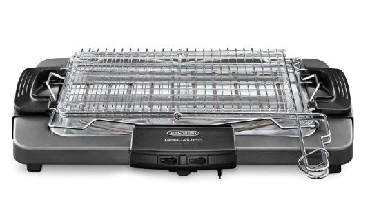 DE LONGHI PED BQ80X | CUCINA | COTTURA CIBI | BARBECUE | BARBECUE 2450W 41X28CM GRIGLIA GIREVOLE INO