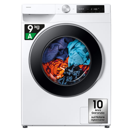 Samsung WW90DG6U25LE lavatrice Caricamento frontale 9 kg 1400 Giri/min Bianco